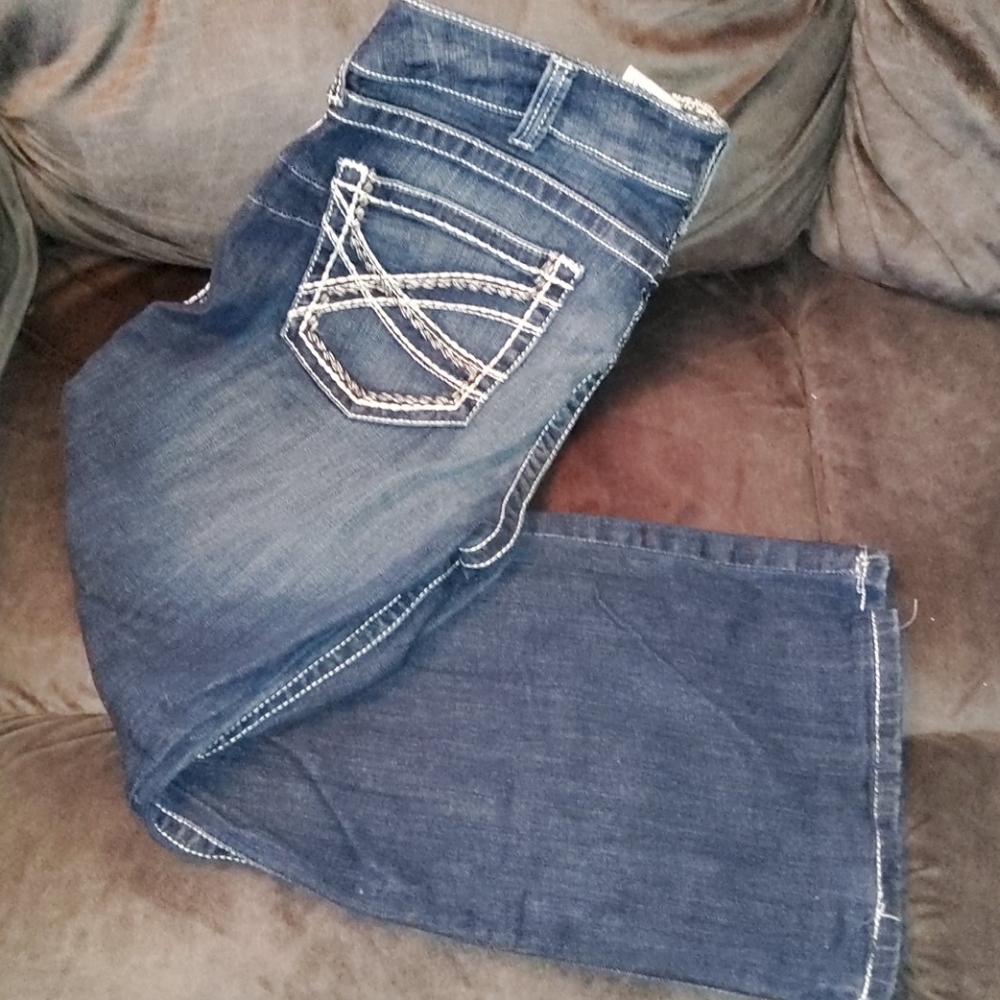 Ariat R.E.A.L bootcut jeans.